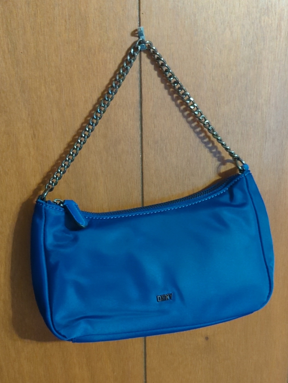 DKNY cobalt blue shoulder bag